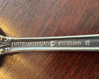 International Sterling Silver Spoon - 25gms