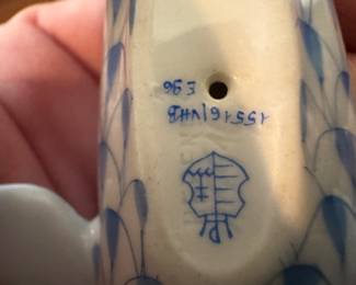 Herend Porcelain Sperm Whale Figurine