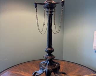 Iron Lions Face Table Lamp (2 Available)
