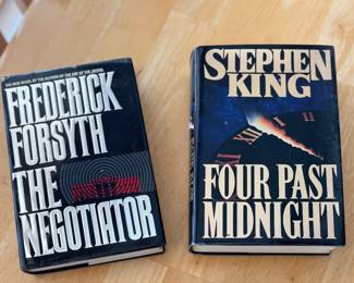 Collection of First Edition Frederick Forsyth & Stephen King Books