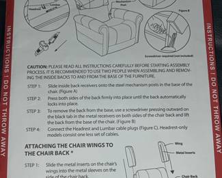 Viva lift chair instructions manual