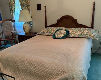 Craftmatic Full Bed with bedding, bed, and headboard-$200 for all