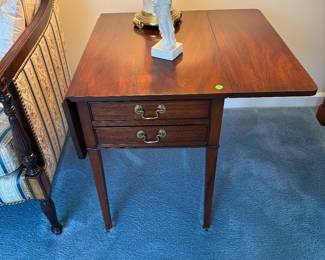 Henkel Harris Side Table- 2 available $ 450 each or $850 for the pair