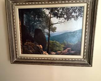 Gerald Hennessy Landscape Oil Painting signed -$300