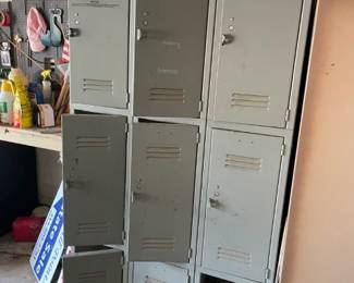9 unit Locker Cabinet
