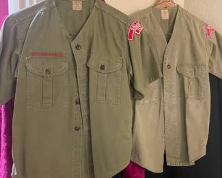 Boy Scouts shirts - great for Halloween Costumes
