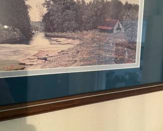 Scenic framed print