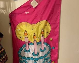 Large Birthday Flag