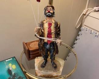 Emmitt Kelly, the Clown. Signed by artist.