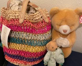 Summer Purse and sweet Teddy Bears