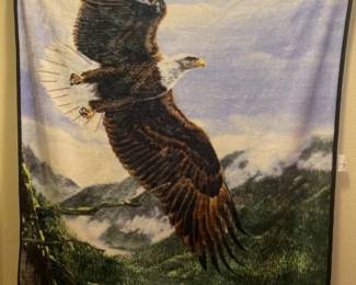 "Eagle" Flannel Throw