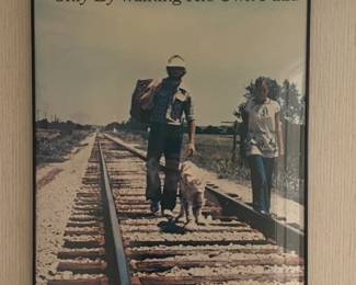 Wall Art - "A Man Finds Happiness Only by Walking His Own Path"