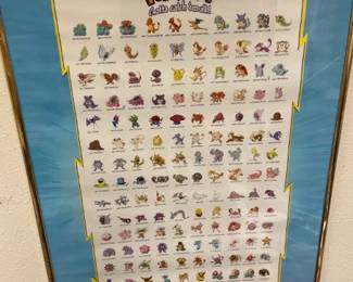 Pokemon Poster - all the characters