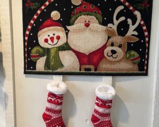 Holiday Day Rug and Fuzzy Socks