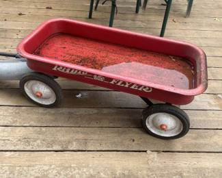 Radio Flyer Wagon - after the rain