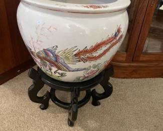 Oriental Planter w/ stand