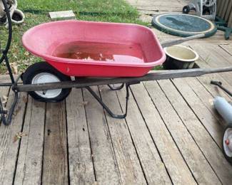 Wheel Barrow - after the rain