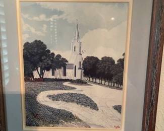 Lovely serene white Church pic