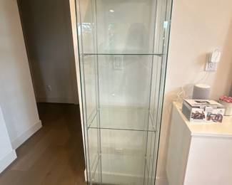 Glass display case