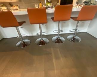 4 Italian design bar stools