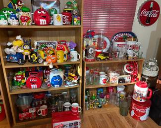 M & M, Coca Cola, Marvin Martian collectibles