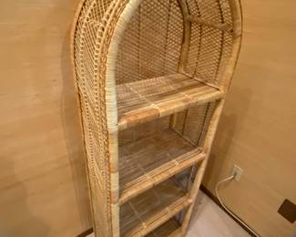 Wicker shelf