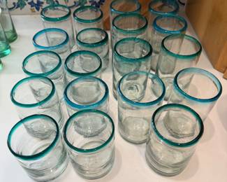 Set of 19 glasses / $40 