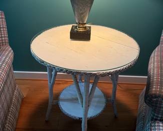 Vintage wicker table / $100