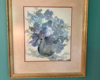 M. Beverly Bunn Floral Print - $50
