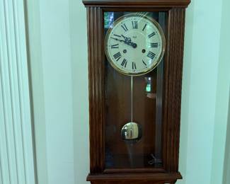 Sligh Wall Clock with NEW Dual Chime Quartz Movement - $65 