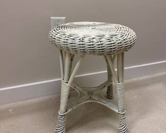 Wicker stool - $20