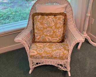 Wicker rocker/ $40 