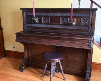 Antique 1899 John Brinsmead & sons upright Piano -- Excellent 