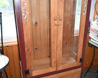 Country Cottage Storage Armoire Cabinet