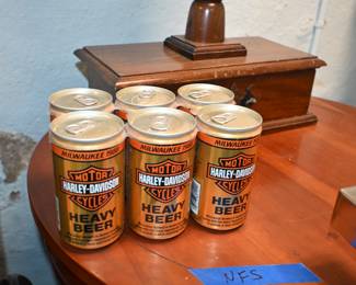 Harley Davidson Beer Cans....not used