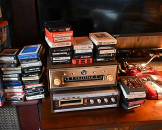 8 Track Tapes, 8 Track player