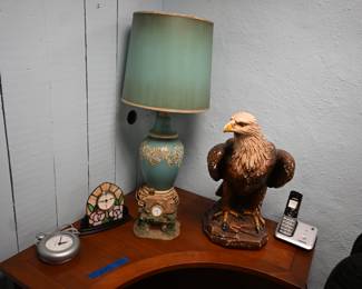 Vintage Lamps - Resin Eagle 