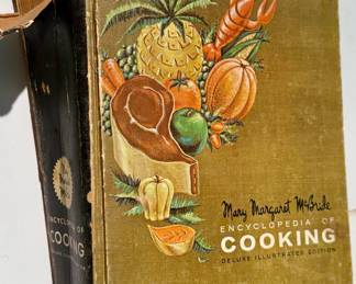 Vintage hardcover "Mary Margaret McBride Encyclopedia of Cooking: Deluxe Illustrated Edition" (1959)