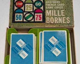 Vintage Mille Bornes card game