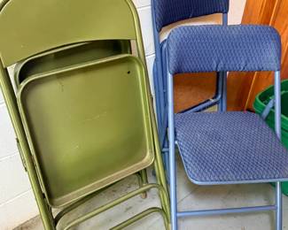 Folding chairs