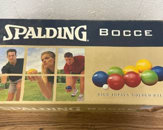Spalding bocce ball set