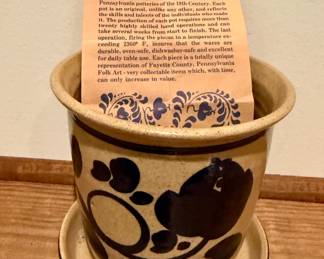 New Geneva Stoneware Co. pottery planter