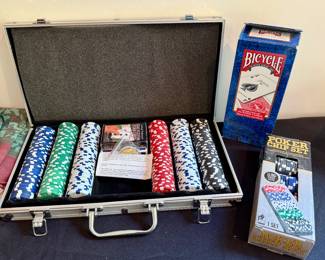Poker chip sets