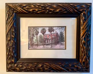 Framed print of Mercer House in Savannah, Georgia by Essie DeLoach
