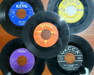 Vintage 45 records (without sleeves)