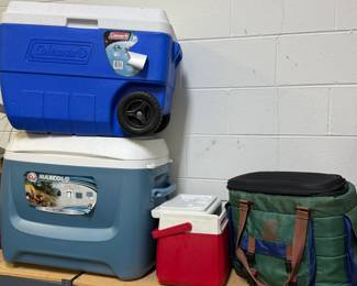 Assorted coolers