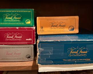 Assorted editions of Trivial Pursuit