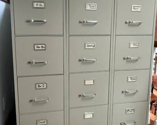 Staples 4-drawer filing cabinets (more available)