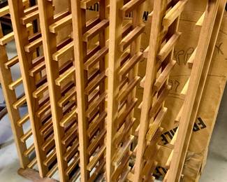 Wood wine rack