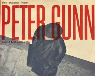 "Peter Gunn" 78 rpm single with original sleeve